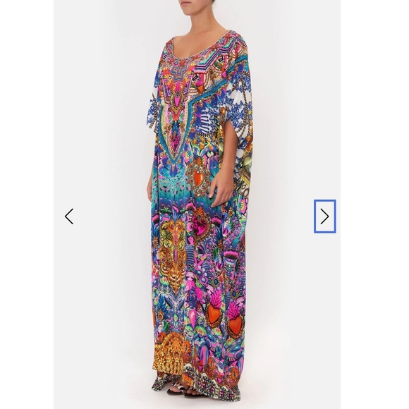 Camilla LUCKY CHARMS ROUND NECK KAFTAN - Picture 5 of 8